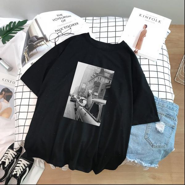new summer fashion short sleeve llama in a taxi on times square printed tees casual o neck harajuku t shirt, White
new summer fashion short sleeve llama in a taxi on times square printed tees casual o neck harajuku t shirt, White