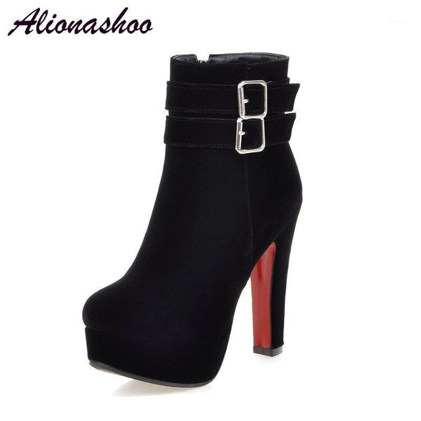 boots alionashoo plus size 49 50 ankle buckle fashion high heel women shoes woman autumn winter warm fur female heel1, Black
boots alionashoo plus size 49 50 ankle buckle fashion high heel women shoes woman autumn winter warm fur female heel1, Black