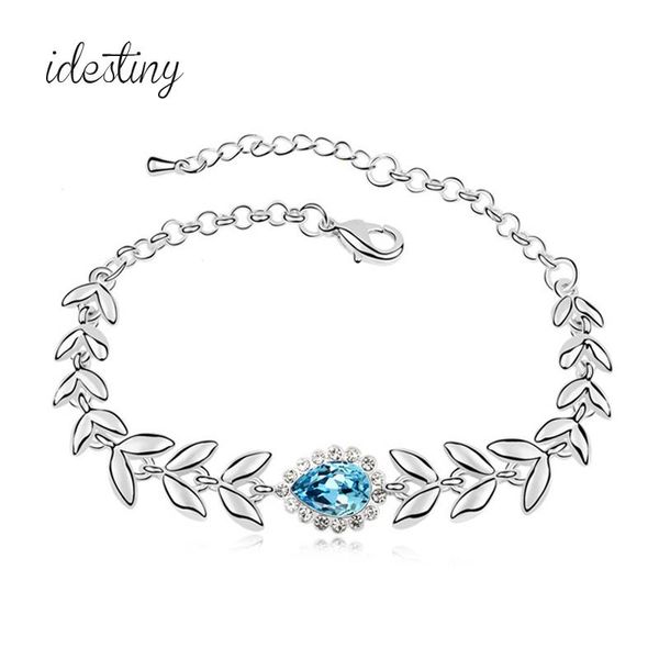link, chain idestiny 11.11 sale good luck bracelets for women made with austria crystal leaf clover pulseira feminina jewlery wholesale, Black
link, chain idestiny 11.11 sale good luck bracelets for women made with austria crystal leaf clover pulseira feminina jewlery wholesale, Black