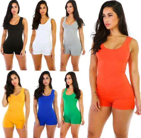 women jumpsuit romper bodysuit bodycon deep v neck short pant sleeveless tank sporting suit feminino playsuits dhl, Black;white
women jumpsuit romper bodysuit bodycon deep v neck short pant sleeveless tank sporting suit feminino playsuits dhl, Black;white