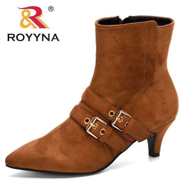 boots royyna 2021 designers autumn winter women shoes brand ladies ankle heels flock pointed toe feminimo, Black
boots royyna 2021 designers autumn winter women shoes brand ladies ankle heels flock pointed toe feminimo, Black