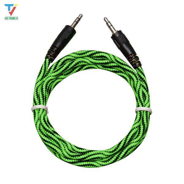 durable aux cable 3.5mm jack nylon braided audio cable male to male aux cord for iphone samsung for speaker wholesale 50pcs/lot
durable aux cable 3.5mm jack nylon braided audio cable male to male aux cord for iphone samsung for speaker wholesale 50pcs/lot