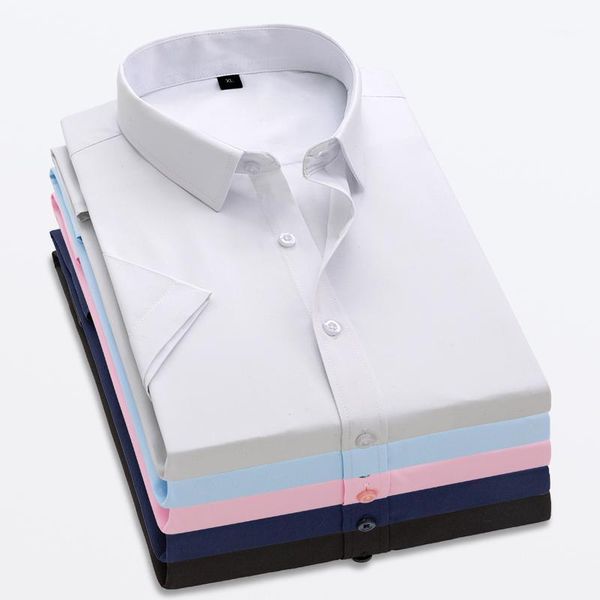 quality summer men shirt short sleeved solid twill formal business white camisa masculina men social shirts 4xl 5xl1, White;black
quality summer men shirt short sleeved solid twill formal business white camisa masculina men social shirts 4xl 5xl1, White;black