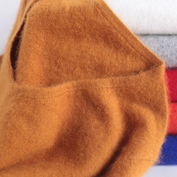 super warm fluffy mink cashmere soft fur v-neck sweaters and pullovers for women autumn winter jumper female brand jumper 201031, White;black
super warm fluffy mink cashmere soft fur v-neck sweaters and pullovers for women autumn winter jumper female brand jumper 201031, White;black