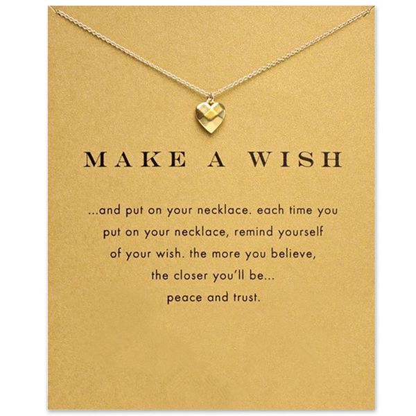 geometric love heart choker necklaces with wishing card gold silver pendant necklace for fashion women jewelry make a wish
geometric love heart choker necklaces with wishing card gold silver pendant necklace for fashion women jewelry make a wish