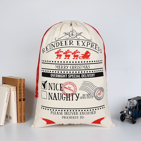 santa christmas decorations bags new claus year party sacks gift bag with reindeers
santa christmas decorations bags new claus year party sacks gift bag with reindeers