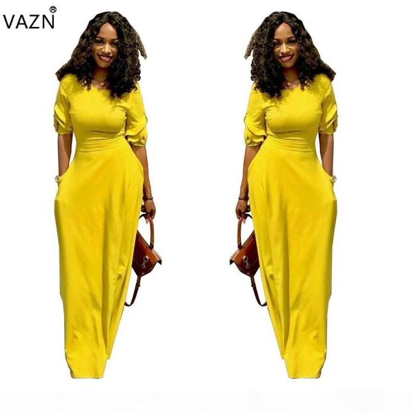 vazn 2018 new design bandage dress half sleeve maxi long dress o-neck casual dress ts703 q1118, Black;gray
vazn 2018 new design bandage dress half sleeve maxi long dress o-neck casual dress ts703 q1118, Black;gray