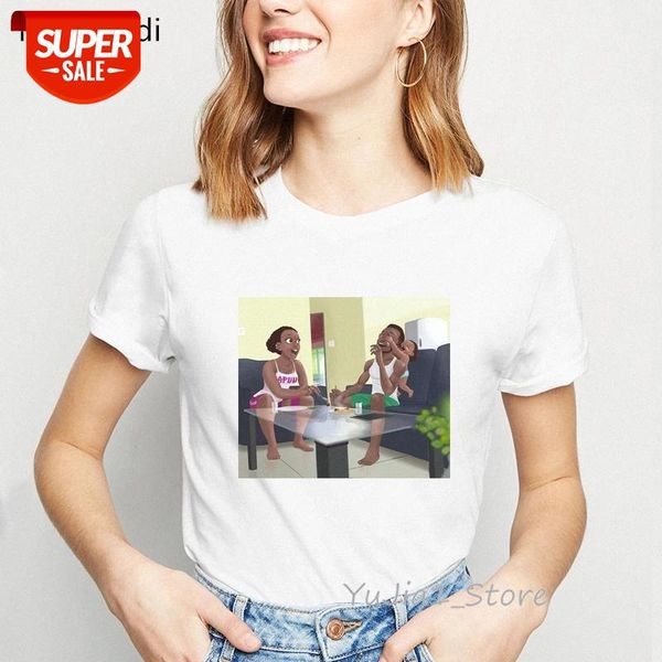 cartoon happy african black family print tee shirt femme melaninshirt women summer white t shirt streetwear super mom tshirt #6t0g
cartoon happy african black family print tee shirt femme melaninshirt women summer white t shirt streetwear super mom tshirt #6t0g