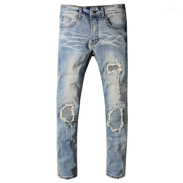 mens skinny jeans men's vintage blue pleated stretch denim biker jeans for moto slim ripped distressed pants1
mens skinny jeans men's vintage blue pleated stretch denim biker jeans for moto slim ripped distressed pants1