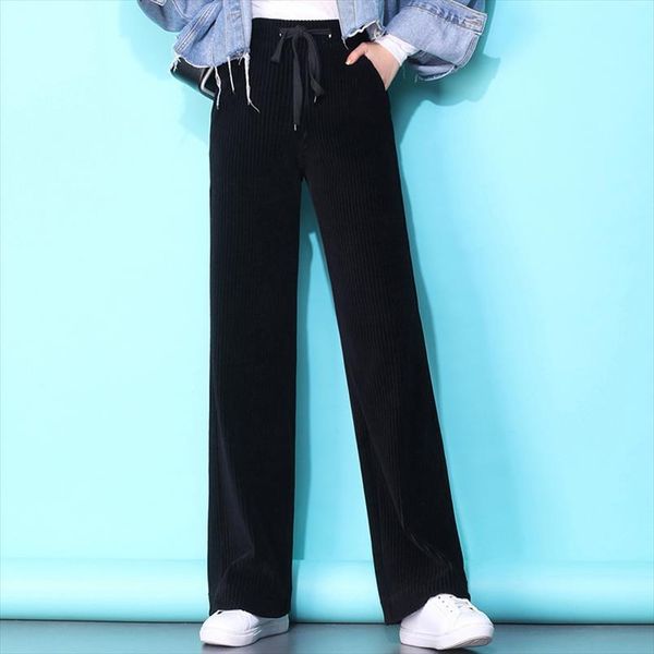 3xl plus size black corduroy pants women spring autumn pink sweatpants high waist elastic pleated wide leg pant palazzo mujer, Black;white
3xl plus size black corduroy pants women spring autumn pink sweatpants high waist elastic pleated wide leg pant palazzo mujer, Black;white