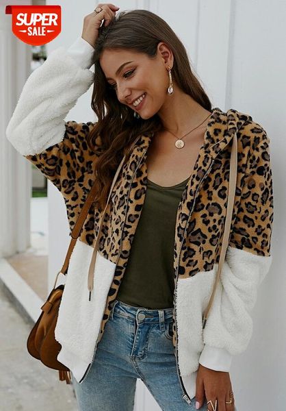 faux fur jacket leopard patchwork fleece coat women female winter fashion hooded overcoat thick warm zipper coat soft outerwear #fe6q, Black;brown
faux fur jacket leopard patchwork fleece coat women female winter fashion hooded overcoat thick warm zipper coat soft outerwear #fe6q, Black;brown