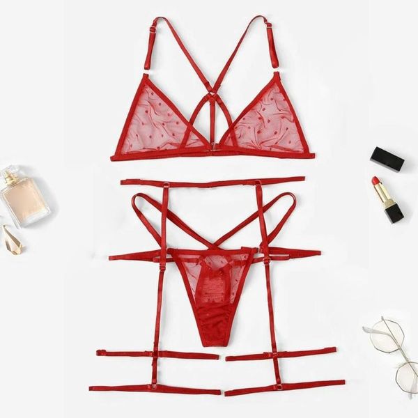bras sets bralette black harness polka dot garter women transparent lingerie set summer see through ladies bra and underwear, Red;black
bras sets bralette black harness polka dot garter women transparent lingerie set summer see through ladies bra and underwear, Red;black