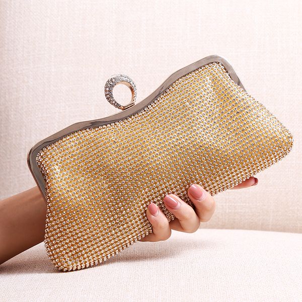 night bag women's elegant bags exquisite party clutch strass gold pocket mujer female purse ae50eb 50sf