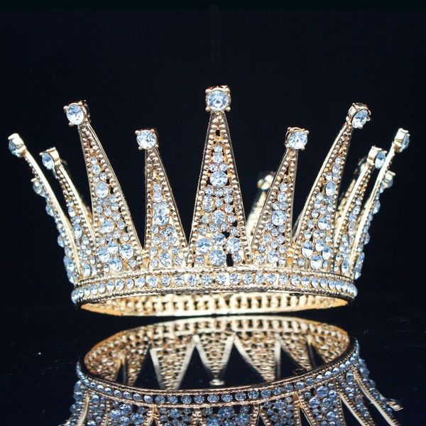 vintage crystal queen king bridal tiara crown bride headpiece wedding hair jewelry accessories women pageant prom hair ornaments t200110, White;golden
vintage crystal queen king bridal tiara crown bride headpiece wedding hair jewelry accessories women pageant prom hair ornaments t200110, White;golden