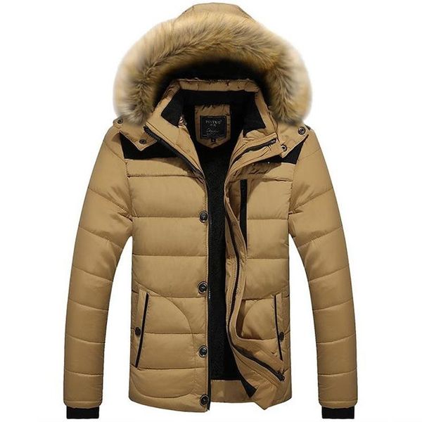 winter men's coat parkas large size casual men faux fur hooded warm coat solid long sleeve male zipper puffer jacket men, Black
winter men's coat parkas large size casual men faux fur hooded warm coat solid long sleeve male zipper puffer jacket men, Black