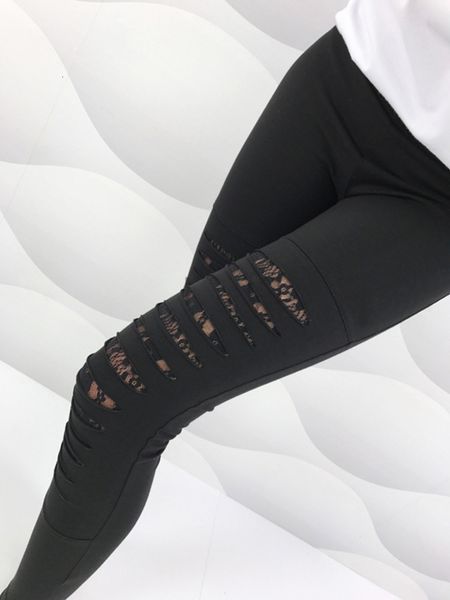 spring and summer of 2019 special hole lace tights elastic pants female, Black
spring and summer of 2019 special hole lace tights elastic pants female, Black