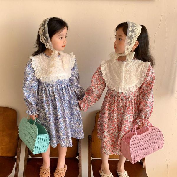 2021 new girls floral print sweet kids party es for girl long sleeve spring toddler children princess clothing 2gpb, Red;yellow
2021 new girls floral print sweet kids party es for girl long sleeve spring toddler children princess clothing 2gpb, Red;yellow