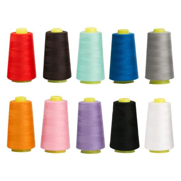 3000 yards sewing thread polyester thread set strong and durable sewing threads for hand machines supplies accessories, Black;white
3000 yards sewing thread polyester thread set strong and durable sewing threads for hand machines supplies accessories, Black;white