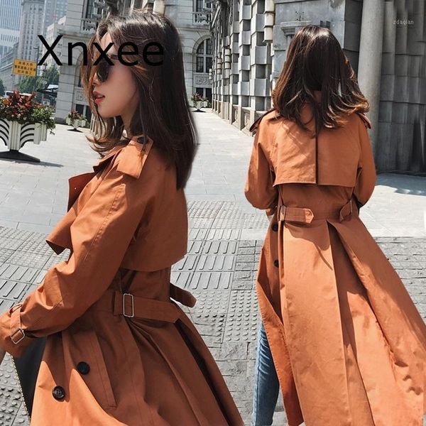 women's trench coats cloak dust coat spring women's clothes stylish double breasted long windbreakers slim waist outerwear1, Tan;black
women's trench coats cloak dust coat spring women's clothes stylish double breasted long windbreakers slim waist outerwear1, Tan;black