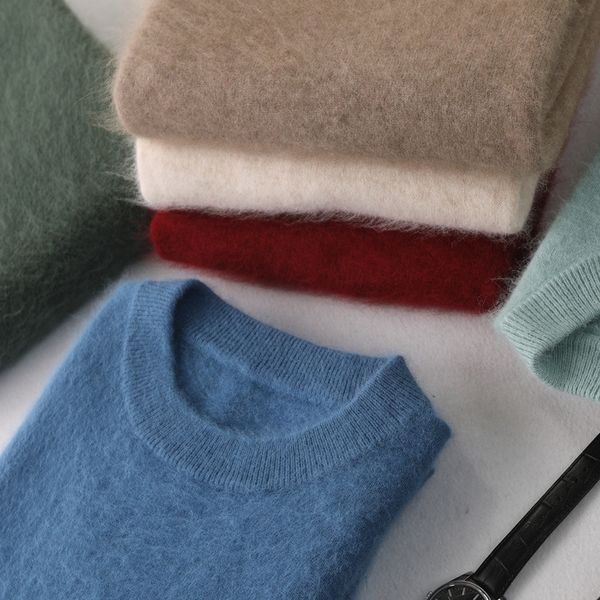 jinjiaxian round neck hooded thick men's winter loose oversized knitting cashmere sweater 201125, White;black
jinjiaxian round neck hooded thick men's winter loose oversized knitting cashmere sweater 201125, White;black