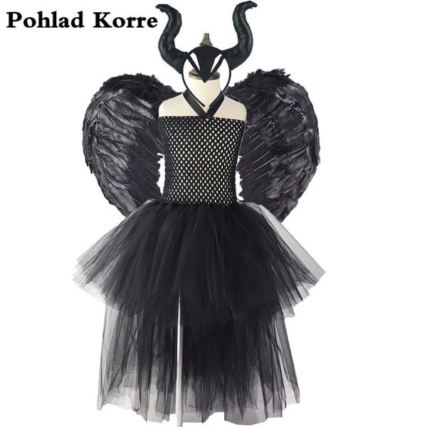 children black angel maleficent queen costume kids cosplay halloween fancy tutu dress christmas carnival party dresses girls xx t200709, Red;yellow
children black angel maleficent queen costume kids cosplay halloween fancy tutu dress christmas carnival party dresses girls xx t200709, Red;yellow