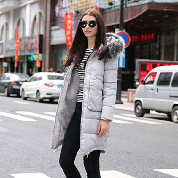 winter big fur collar down jacket women's mid-length section 2020 slim was thin over the knee korean winter warm jacket1, Black
winter big fur collar down jacket women's mid-length section 2020 slim was thin over the knee korean winter warm jacket1, Black