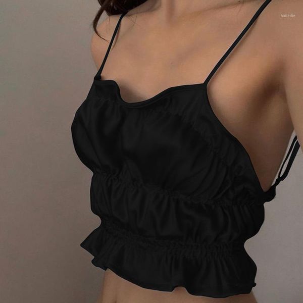 hoolo women casual ruffles vest solid strap tank new summer women fashion camisole1, White
hoolo women casual ruffles vest solid strap tank new summer women fashion camisole1, White