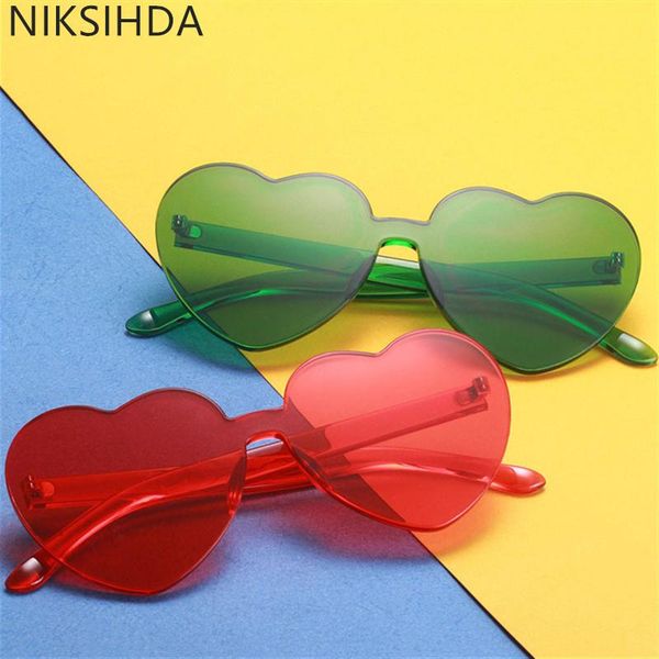 sunglasses niksihda fashion candy of love european and american personality trend frameless conjoined lens uv400, White;black
sunglasses niksihda fashion candy of love european and american personality trend frameless conjoined lens uv400, White;black