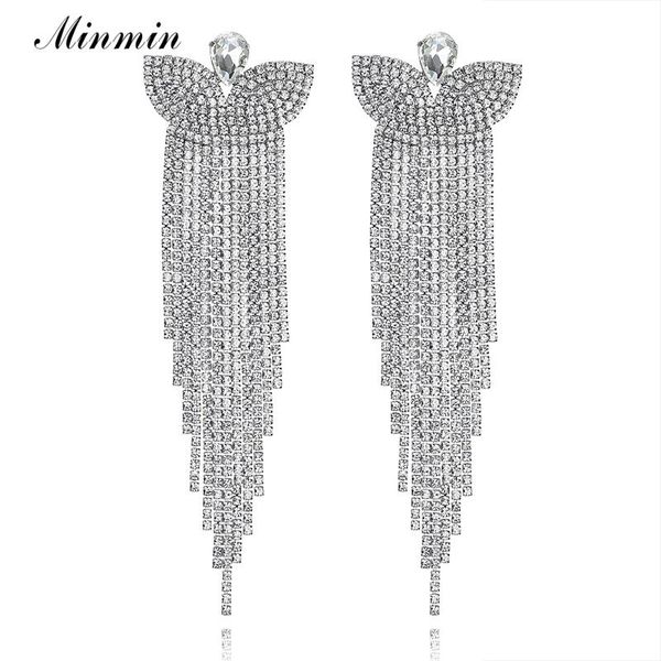 dangle & chandelier minmin silver color crystal bridal big long earrings butterfly pendant dangling tassel wedding jewelry for women eh221
dangle & chandelier minmin silver color crystal bridal big long earrings butterfly pendant dangling tassel wedding jewelry for women eh221