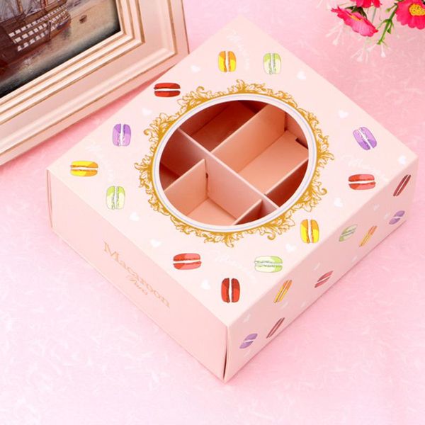 20pcs macarons box with transparent window dessert macarons pastry packaging boxes event party supplies dec pink 
20pcs macarons box with transparent window dessert macarons pastry packaging boxes event party supplies dec pink