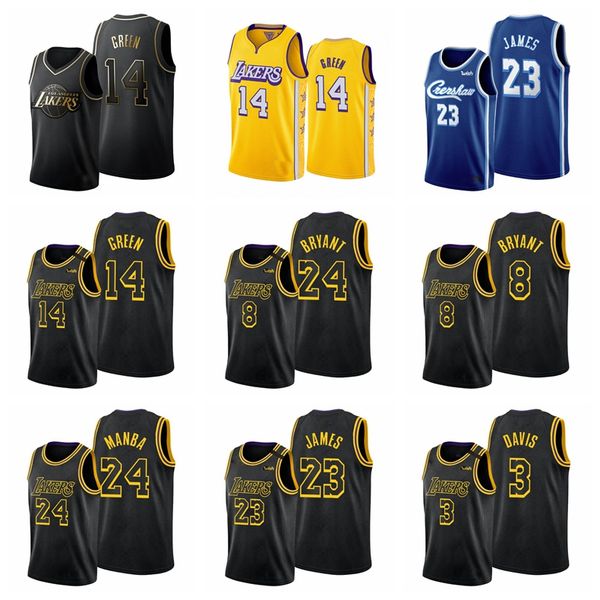 los angeles lakers kobe bryant lebron james anthony davis danny green men city jersey, Black
los angeles lakers kobe bryant lebron james anthony davis danny green men city jersey, Black
