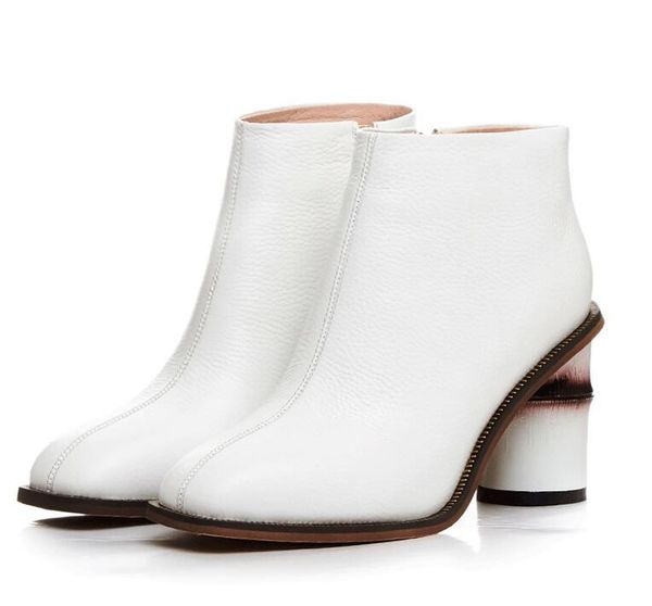 boots square toe thick heel women white leather ankle pure color black high lady shoes winter
boots square toe thick heel women white leather ankle pure color black high lady shoes winter