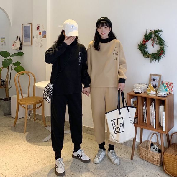 fashion suit fried street brand age reduction show thin women's wear fall / winter 2020 new small plush casual 2xct, Tan;black
fashion suit fried street brand age reduction show thin women's wear fall / winter 2020 new small plush casual 2xct, Tan;black