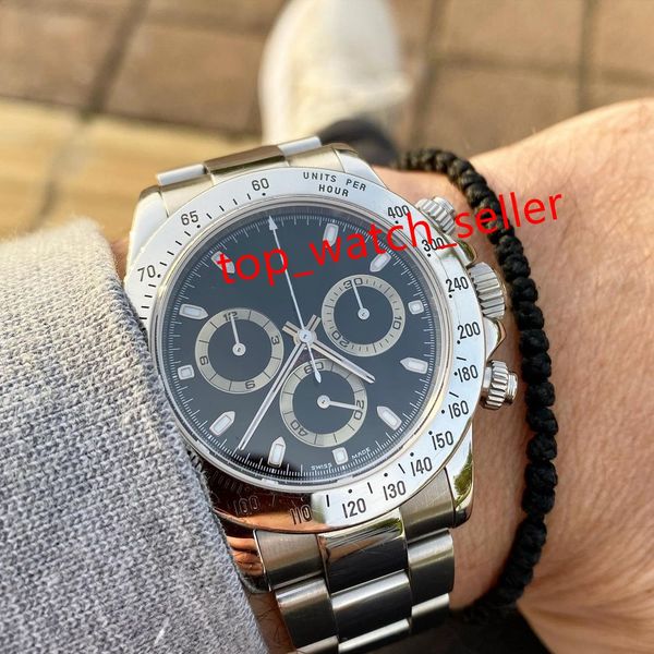 new luxury u1 factory mens watches 116520 116518 40mm black dial stainless steel strap no chronograph men sport fashion watches, Slivery;brown
new luxury u1 factory mens watches 116520 116518 40mm black dial stainless steel strap no chronograph men sport fashion watches, Slivery;brown