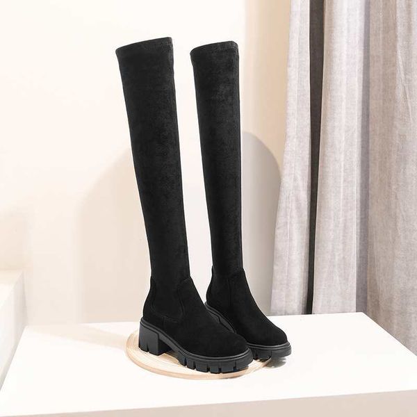 krazing pot simple style popular cow leathe stretch round toe heels winter women keep warm solid thigh high boots, Black
krazing pot simple style popular cow leathe stretch round toe heels winter women keep warm solid thigh high boots, Black