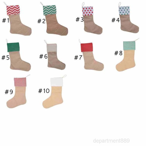 30*45cm gift xmas stocking christmas 10 styles plain burlap decorative socks bags owa1537
30*45cm gift xmas stocking christmas 10 styles plain burlap decorative socks bags owa1537