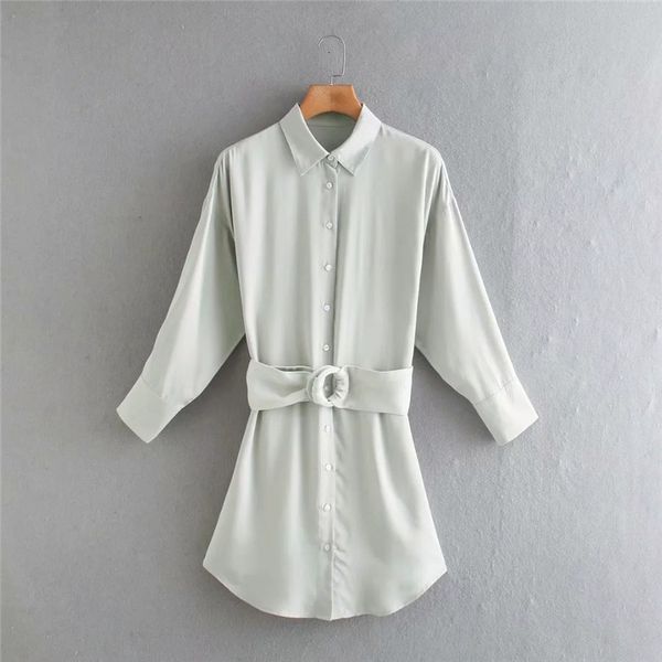 2021 new women belted shirt dress fashion long sleeves turn up collared side pockets ladies autumn casual dresses button-up a4wr, Black;gray
2021 new women belted shirt dress fashion long sleeves turn up collared side pockets ladies autumn casual dresses button-up a4wr, Black;gray