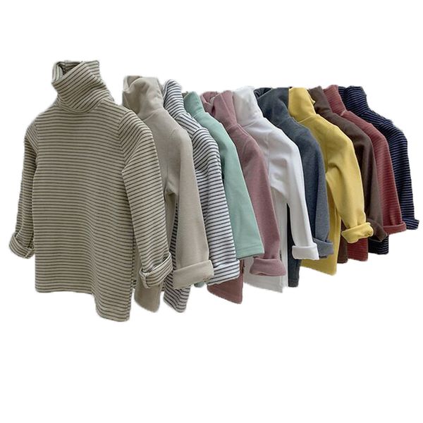 toddler kids t-shirts thermal winter baby boy girls solid cotton long sleeve basic turtleneck shirt autumn children clothes y0121, Blue
toddler kids t-shirts thermal winter baby boy girls solid cotton long sleeve basic turtleneck shirt autumn children clothes y0121, Blue