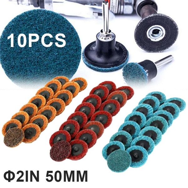 sanders 10pcs 50mm 60/80/100/150/180/240 grit sanding dic roll lock roloc disc fine/medium/coarse abrasive sandpaper rotary tool
sanders 10pcs 50mm 60/80/100/150/180/240 grit sanding dic roll lock roloc disc fine/medium/coarse abrasive sandpaper rotary tool