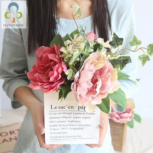 decorative flowers & wreaths 38cm artificial large peony bouquet bridal 3 big heads fake flower for wedding party home decoration gyh1
decorative flowers & wreaths 38cm artificial large peony bouquet bridal 3 big heads fake flower for wedding party home decoration gyh1