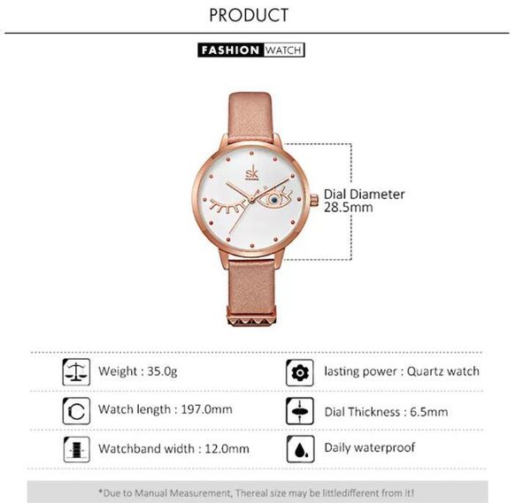 shengke ladies dress wristwatch 001 female thin fashion watches pin buckle montre femme leather strap red band, Slivery;brown
shengke ladies dress wristwatch 001 female thin fashion watches pin buckle montre femme leather strap red band, Slivery;brown