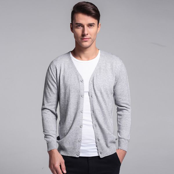 spring and autumn knitted cardigan sweater solid color gentleman jacket button korean slim men's, White;black
spring and autumn knitted cardigan sweater solid color gentleman jacket button korean slim men's, White;black