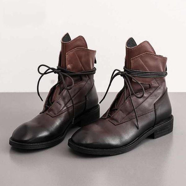 boots 2021 winter shoes women's ankle genuine leather vintage lace up rock zapatos de mujer1, Black
boots 2021 winter shoes women's ankle genuine leather vintage lace up rock zapatos de mujer1, Black