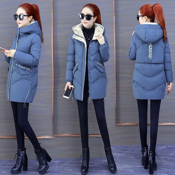 mid long 2020 new coat winter fashion slim fit women's down cotton padded jacket, Black
mid long 2020 new coat winter fashion slim fit women's down cotton padded jacket, Black
