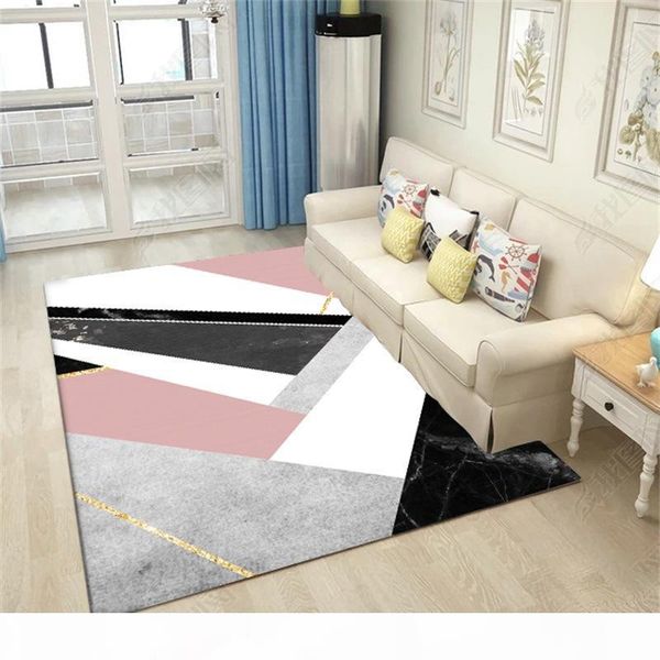 fashion nordic geometric pink black marble pattern floor mat bedroom plush rug living room non-slip carpet custom made carpet
fashion nordic geometric pink black marble pattern floor mat bedroom plush rug living room non-slip carpet custom made carpet