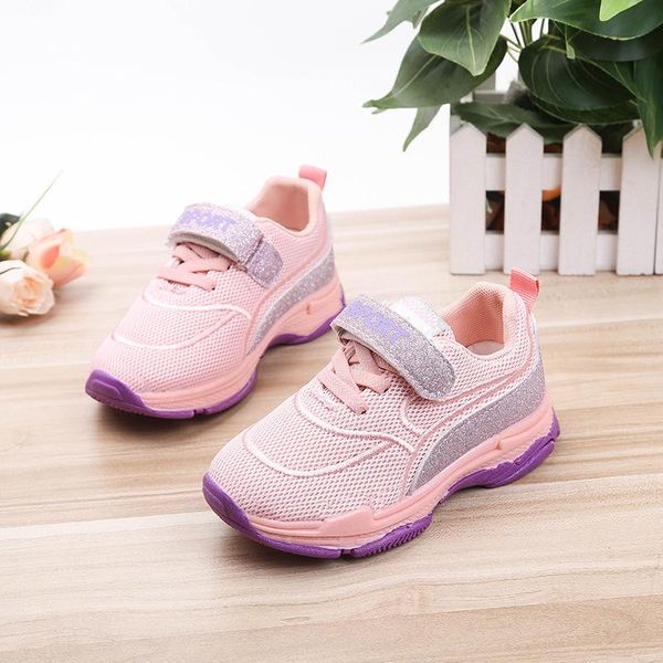 

athletic & outdoor boys girls classical sporty shoes light-weight mesh toe covered casual sneakers white black pink toddler baby footwear