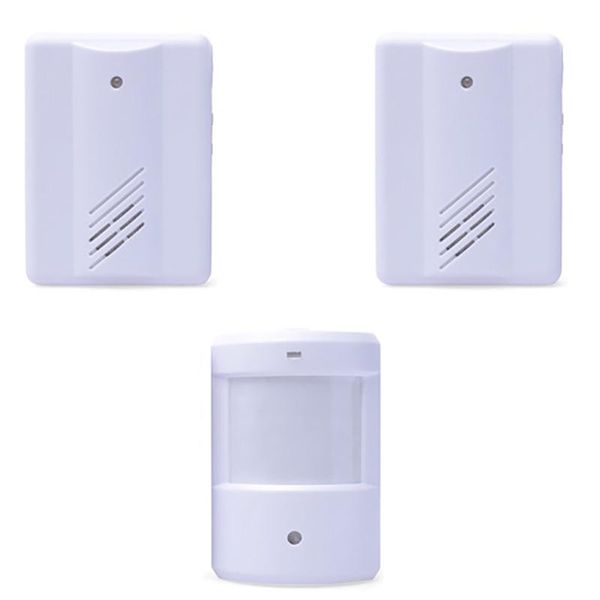 smart home sensor wirless infrared alarm door bell driveway garage system motion 1 transmitter with 2 receivers
smart home sensor wirless infrared alarm door bell driveway garage system motion 1 transmitter with 2 receivers