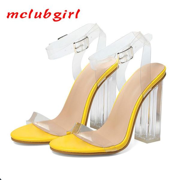 dress shoes mclubgirl 2021 summer large size sandals feminine sense buckle high heel transparent pvc open toe women's cgb, Black
dress shoes mclubgirl 2021 summer large size sandals feminine sense buckle high heel transparent pvc open toe women's cgb, Black