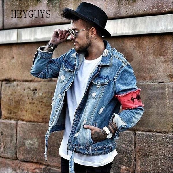 jeans vintage jacket men denim hip hop epaulet hole patchwork men's jackets autumn hi-street washed ribbon streetwear coat male1, Black;brown
jeans vintage jacket men denim hip hop epaulet hole patchwork men's jackets autumn hi-street washed ribbon streetwear coat male1, Black;brown