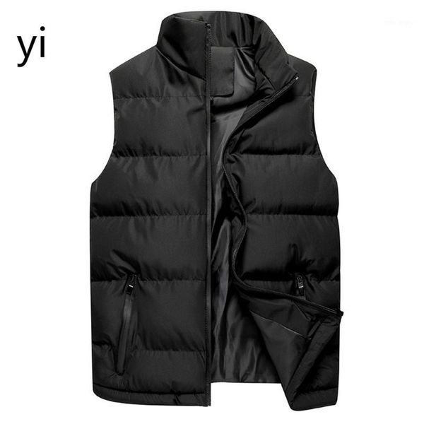 yi 2020 new men's warm down cotton vest coatr mens vests outerwear v8001, Black;white
yi 2020 new men's warm down cotton vest coatr mens vests outerwear v8001, Black;white
